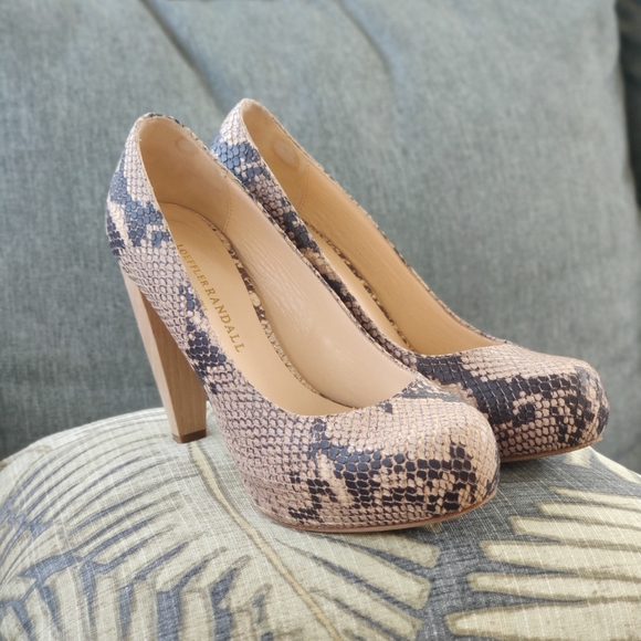 Loeffler Randall Chunky Heels Size 7.5 - Picture 2 of 9